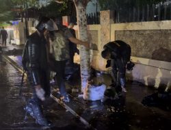 Sat Brimob Polda Bengkulu gelar kurve pasca pengamanan aksi unjuk rasa di Kantor DPRD Provinsi Bengkulu