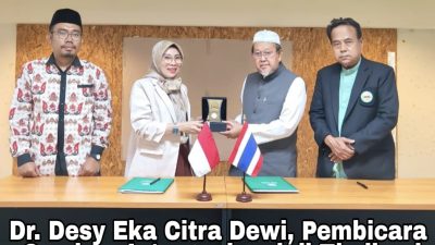 Dr. Desy Eka Citra Dewi, Sampaikan Strategi Perguruan Tinggi di Seminar Internasional Thailand