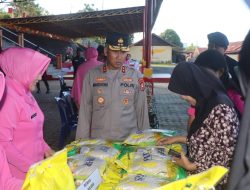 Brimob Polda Bengkulu Hadirkan Pasar Murah, Kapolda Bengkulu Dorong Gerakan Pangan Murah hingga Tingkat Polsek dan Pospol