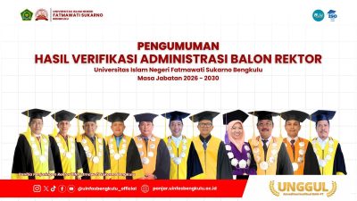 11 Bakal Calon Rektor Lolos Verifikasi, Siap Bertarung di UIN Fatmawati Sukarno Bengkulu