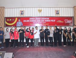Polda Bengkulu gelar donor darah wujudkan semangat humanis di hari Jadi Humas Polri ke-74