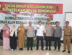 Polda Bengkulu Gelar Sosialisasi Perlindungan Anak dan Edukasi Pencegahan Kenakalan Remaja