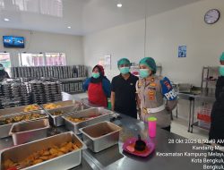 Bidpropam Polda Bengkulu Laksanakan Pengecekan dan Pengawasan Pelayanan di SPPG Mabes Polri 3 Polda Bengkulu