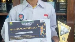 Siswa SMPN 7 Bengkulu raih juara badminton, Kepala sekolah beri apresiasi dan dorong siswa lain berprestasi