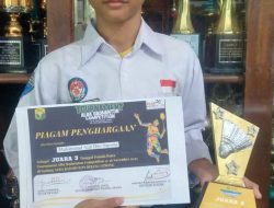 Siswa SMPN 7 Bengkulu raih juara badminton, Kepala sekolah beri apresiasi dan dorong siswa lain berprestasi