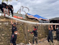 Wujud kepedulian nyata untuk masyarakat, Brimob Polri Bangun MCK umum di Kuala Simpang, Aceh