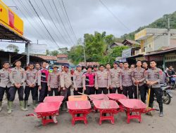 Gerak Cepat Polres Bener Meriah, Jalan Lintas Bireuen-Takengon Kembali Aman Pascabencana