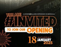 Jadi magnet pecinta biliar, AW billiard Bengkulu peringati setahun operasi dengan turnamen Besar