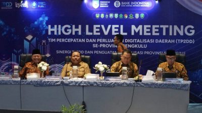 BI dan Pemprov Bengkulu Mantapkan Langkah Digitalisasi Daerah Lewat HLM TP2DD