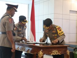 Kapolda Bengkulu Lantik Irwasda, Kapolresta Bengkulu, dan Penyerahan Jabatan Dirsamapta